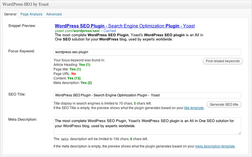 SEO ready